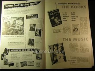 1939 The Private Affairs of Bel Ami Movie Pressbook Campaign Book OS62 