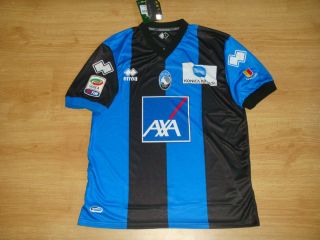 Atalanta Bergamo Soccer Jersey Italy NEW Top Errea Football Shirt 