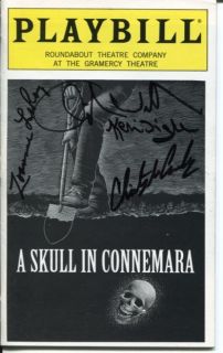 Kevin Tighe A Skull In Connemara Cast Signed Autograph Playbill