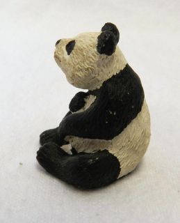 Miniature Mini Land and Sea Nature Series Panda Bear Figurine