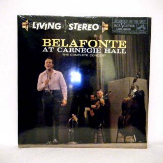 HARRY BELAFONTE Dbl LP At Carnegie Hall 1959 Rca Victor SEALED