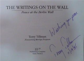 Signed The Writings on The Wall Terry Tillman Berlin
