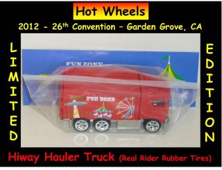 Hot Wheels 2012 26th Convention Dinner Hiway Hauler   RED Limited 