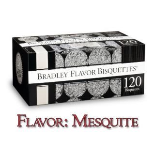Bradley Mesquite Flavor Bisquettes Smoker Chips 120 Pcs