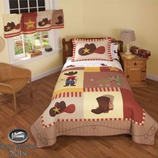   Cowboy Horse Western Quilt Bedding Set for Twin Full Queen Size