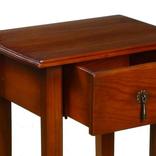   Bernard Sigieur Pine Cherry Wood Pair Bedside Tables Cabinets X