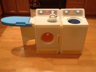 Little Tikes Washer And Dryer Laundry Center with Ironing Board and 