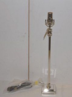 Bessel & Jones T4 025 Small Slim Column Table Lamp Mirror Polished