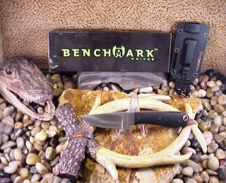 this benchmark neck knife has a 6 overall blade is 2 7 8 stainless 