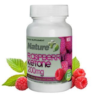 90 x Nature+ Raspberry Ketone plus African Mango & Green Tea