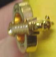 Beta Sigma PHI Sorority Pin Vintage Gold Tone Rhinestone Pearls Enamel 