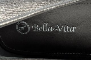 Bella Vita Diane Pewter Leather Loafers Shoes 12 New