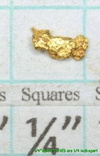 075 Gram Bering Sea Smaller Gold Nuggets Special Price