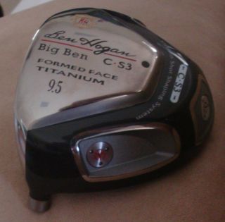 Hogan Big Ben C S3 Driver 9 5 Left Hand Golf Club Excellent Condition 