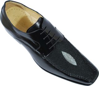 Belvedere Bolzano Black Genuine Stingray Shoes Sz 9 5
