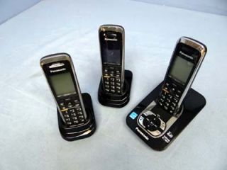 Pansonic KX TG7431B DECT 6 0 Cordless Phone 3 Handsets