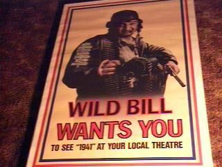 1941 Wild Bill Adv Rolled Movie Poster 79 John Belushi