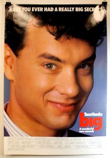 big movie poster 1988 tom hanks this movie poster is a part of a 