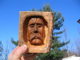 wood spirit carving sculpture Ben