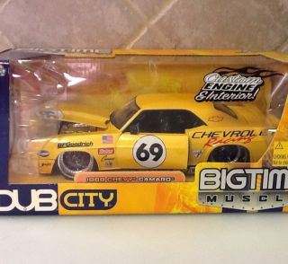 Jada Toys 1 24 Scale Dub City Big Time Muscle 1969 Chevy Camaro Racing 