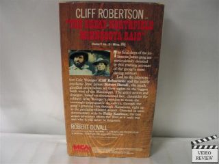 The Great Northfield Minnesota RAID VHS Cliff Robertson