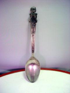Vintage Silver Plated Betty Lou Collectible Souvenir Spoon by Carlton 