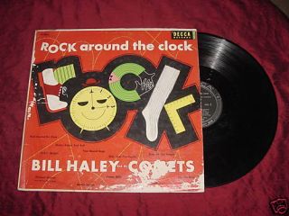 BILL HALEY & HIS COMETS   ROCK AROUND THE CLOCK DECCA DL 8225