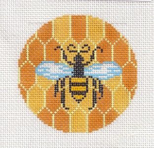 Lee Bee Honey Handpainted Needlepoint Canvas 3 RD