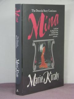 1st HB Signed by Author Mina by Elaine Bergstrom Writing as Marie 