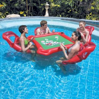 Bestway Inflatable Texas HoldEm Pool Poker Set