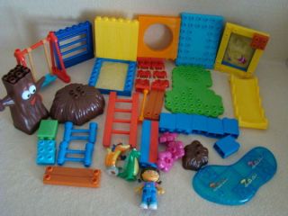Dora The Explorer Mega Bloks Big Backyard Adventure Playground Set 3 