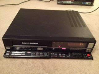 RARE Sanyo Beta Hi Fi Super Beta Player Model VCR 7250