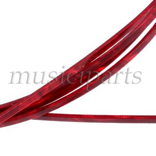   06 inch 5pcs Guitar Binding Purfling Strip Red Pearl Celluloid