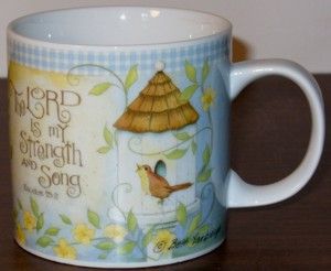 Christian Big Coffee Mug Lord Is My Strength Song Beth Yarbrough Bird 