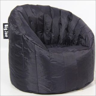 Comfort Research Big Joe Lumin Chair Beanbag Stretch Limo Black New 
