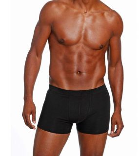 Mens Angelo Litrico Black Boxer Shorts Sizes from 30 42 Cotton 