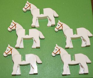   Lego Horse set five (5) Minifigures for knights farm lord rings animal