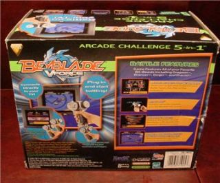  BEYBLADE ARCADE CHALLENGE DRAGOON 5 in 1 TV PLUG & PLAY TV VIDEO GAME