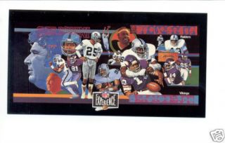 1992 John Madden Fred Biletnikoff Raiders Super Bowl XI