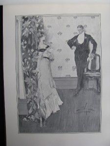 1909 Art Book of 30 Antique Prints Parrish Leyendecker Frederic 