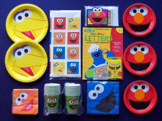Elmo Birthday Party on Elmo Birthday Party Supplies On Birthday Party Set 6 Kids Basic Set