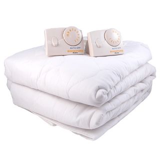 biddeford king quilted electric heated mattress pad