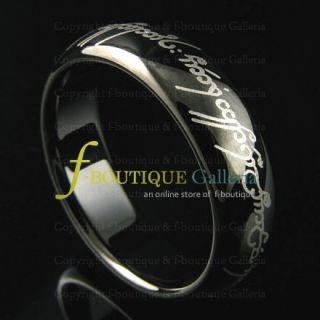 Melda Tungsten Carbide Black Elf Love Magic Charm Ring