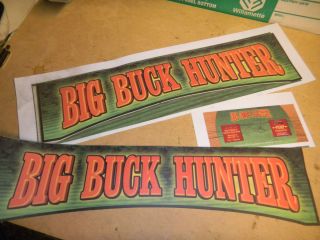 Big Buck Hunter Sticker Arcade Game Part CF2