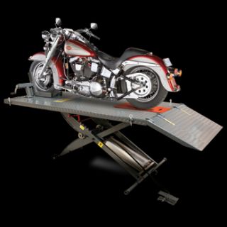 RML 600XL Pneumatic Motorcycle Lift Share on facebook