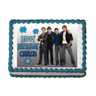 Big Time Rush 2 Edible Cake Party Topper Decoration