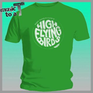   Noel Gallagher Green T Shirt High Flying Birds Size s XL