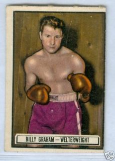 Billy Graham 1951 Topps Ringside 74 EX M Boxing