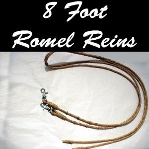 New Horse Tack Roping Rawhide Reins 8 Aprx RM02 CH