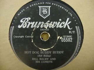 Bill Haley His Comets Hot Dog Buddy Buddy 78 RPM Record VG Condition 